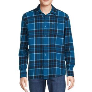 NWT Volcom Plaid Flannel Long Sleeves Button Down Shirt